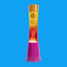 Fisura Lava Lampe Fisura "Tower" | Gradient Pink & Orange | Farbenfrohes Highlight