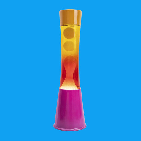 Fisura Lava Lampe Fisura "Tower" | Gradient Pink & Orange | Farbenfrohes Highlight