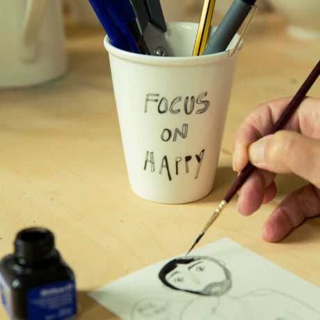 helen b Becher helen b "Focus on Happy" | Design Mug mit Illustrationen von Helen Blanchaert