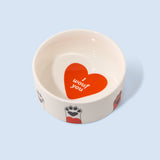 Fluid Market Napf „Dog Paws“ | Futternapf mit Pfotenmotiv | Fluid Market