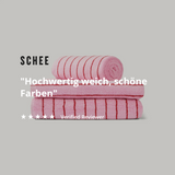BONGUSTA Gästehandtuch Bongusta „Naram Baby Pink & Ski Patrol“ | Weich und farbenfroh