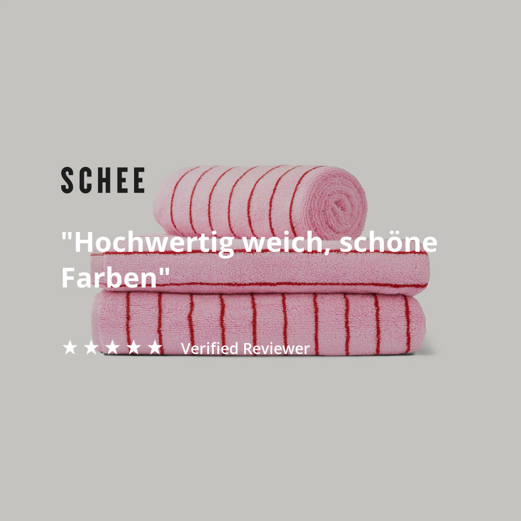 BONGUSTA Gästehandtuch Bongusta „Naram Baby Pink & Ski Patrol“ | Weich und farbenfroh