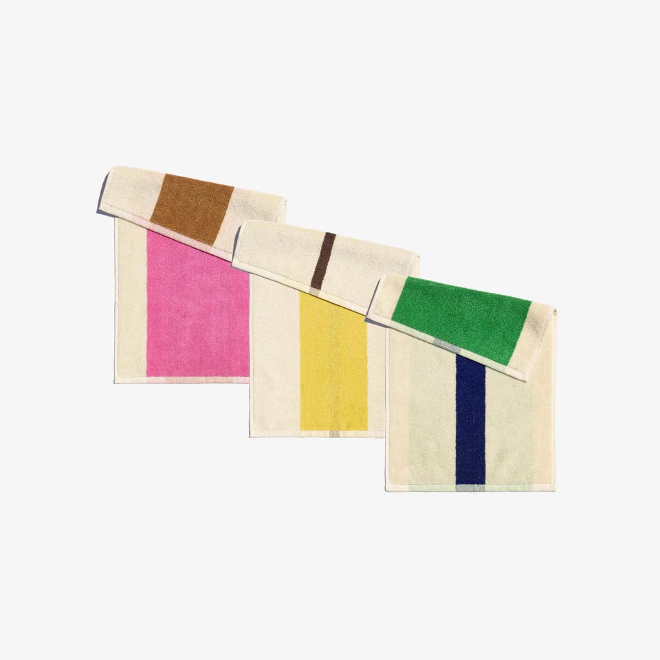 SUITE702 Gästehandtücher „Pink, Royal Blue, Brown“ (3 Stk.) | SUITE702 | Für dein Bad