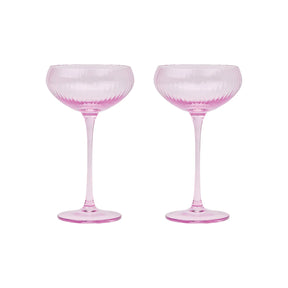 Here's How Gläser-Set „Coupe Lilac“ (2 Stk.) | Klassische Coupe-Form | Here’s How