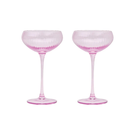 Here's How Gläser-Set „Coupe Lilac“ (2 Stk.) | Klassische Coupe-Form | Here’s How