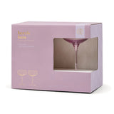 Here's How Gläser-Set „Coupe Lilac“ (2 Stk.) | Klassische Coupe-Form | Here’s How