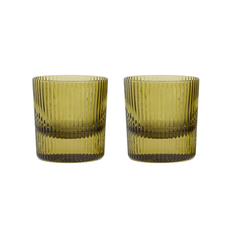 Here's How Gläser-Set „Lowball Olive“ (2 Stk.) | Zeitloses Barformat | Here’s How