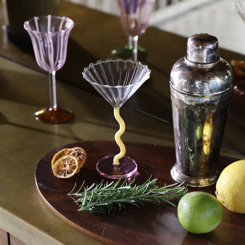 &Klevering Glas &Klevering „Coupe Curve Caramel“ | Trendiges Glas für stilvolle Drinks