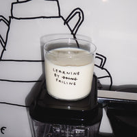 YAHYA Studio Glas "Learning by Failing" | Weise Typo auf Glas | YAHYA Studio