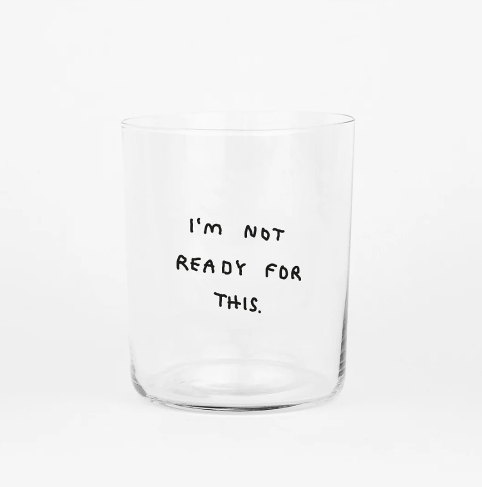 YAHYA Studio Glas „Not Ready (L)“ | Stimmungsvoll & ehrlich | YAHYA Studio