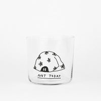 YAHYA Studio Glas "Not Today" | Witzige Illustration | YAHYA Studio