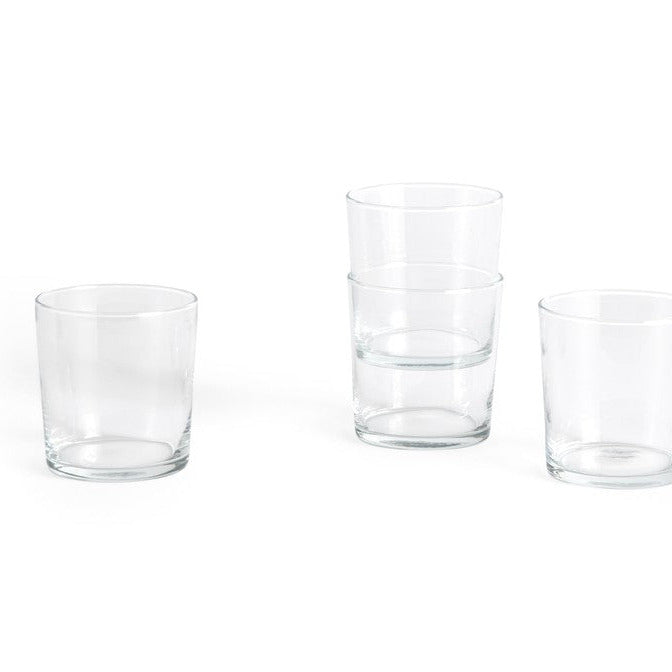HAY Glas „Medium Clear“ 4 Stk. | 4er Set | Kompakt & schlicht | HAY