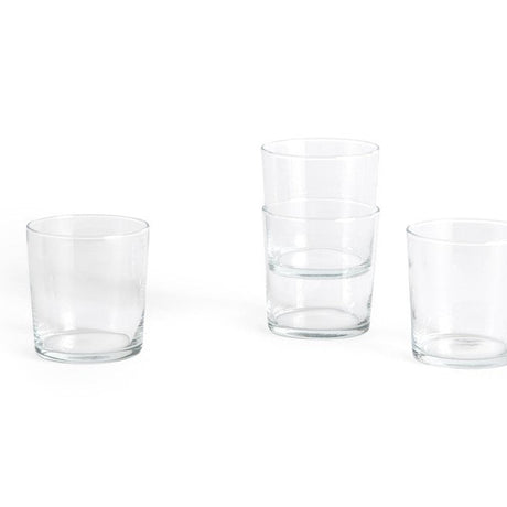 HAY Glas „Medium Clear“ 4 Stk. | 4er Set | Kompakt & schlicht | HAY