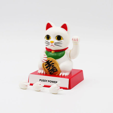 Locomocean Glückskatze “Cattitude” | Mit austauschbaren Pfoten | Locomocean