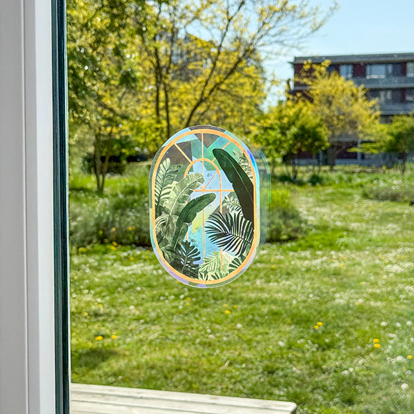 Botanopia Rainbow-Sticker Botanopia „Greenhouse Glow“ | Sonnige Grüße fürs Fenster