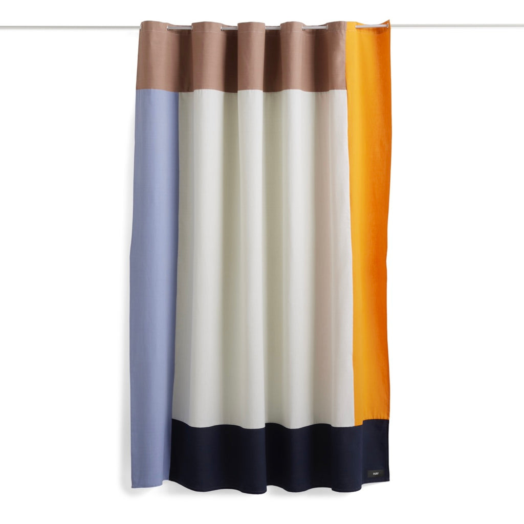 HAY Duschvorhang „Pivot Shower Curtain Cream“ | Weiches Farbspiel | HAY