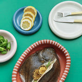 HAY Teller „Barro Plate Dark Blue 18 cm“ | Kompakt & stilvoll | HAY