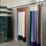 HAY Duschvorhang „Pivot Shower Curtain Cream“ | Weiches Farbspiel | HAY