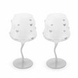 WD Lifestyle Gläser “White Hearts” 2 Stk. | Herz Design | WD Lifestyle