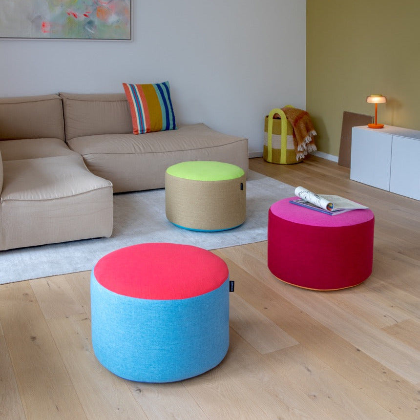 Remember Pouf “Pepe” Sand | Moderner Sitzpouf | Remember