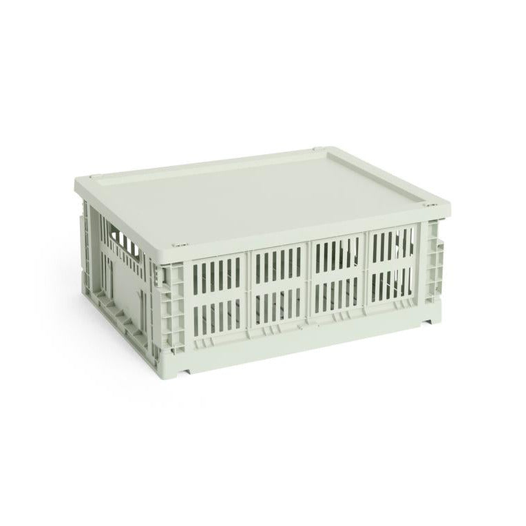 HAY Deckel „Faltbox Medium Mint“ | Leicht & modern | HAY