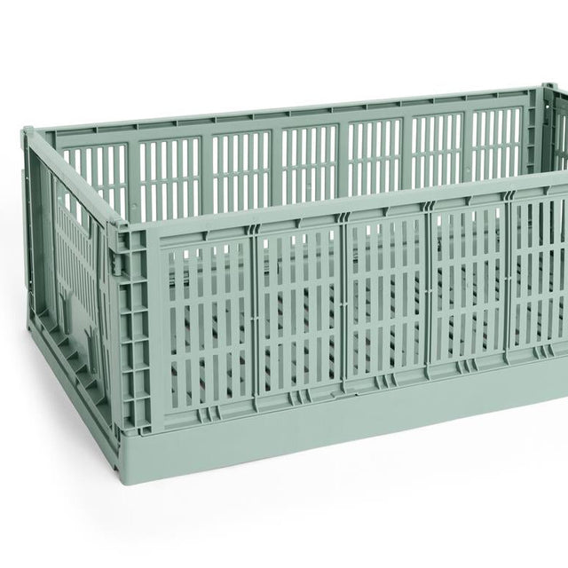 HAY Faltbox „Colour Crate Large Sage Green“ | Ruhig & zeitlos | HAY