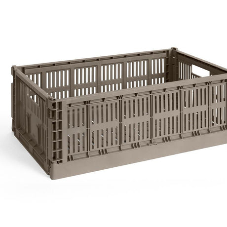 HAY Faltbox „Colour Crate Large Warm Grey“ | Zeitlos & funktional | HAY