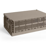 HAY Faltbox „Colour Crate Large Warm Grey“ | Zeitlos & funktional | HAY