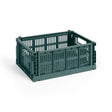 HAY Faltbox „Colour Crate Medium Dark Green“ | Markant & praktisch | HAY