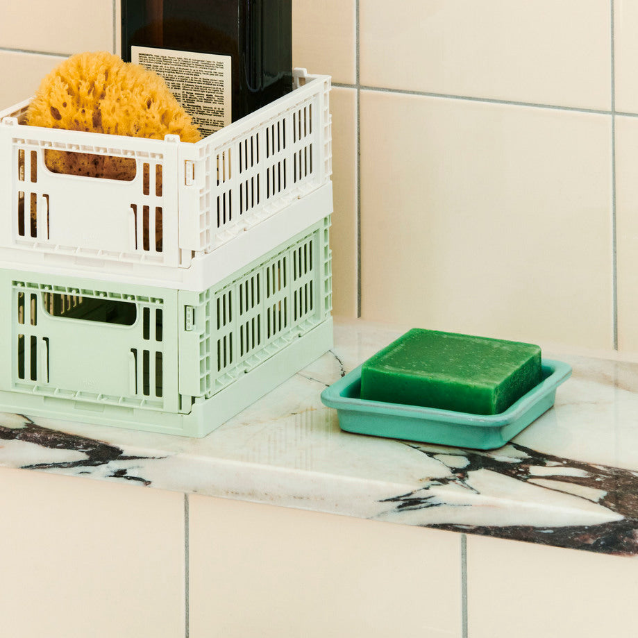 HAY Faltbox „Colour Crate Mini Mint“ (2 Stk.) | Kompakt & funktional | HAY