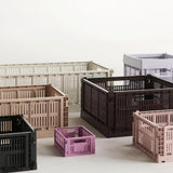HAY Faltbox „Colour Crate Small Dusty Rose“ | Sanft & vielseitig | HAY