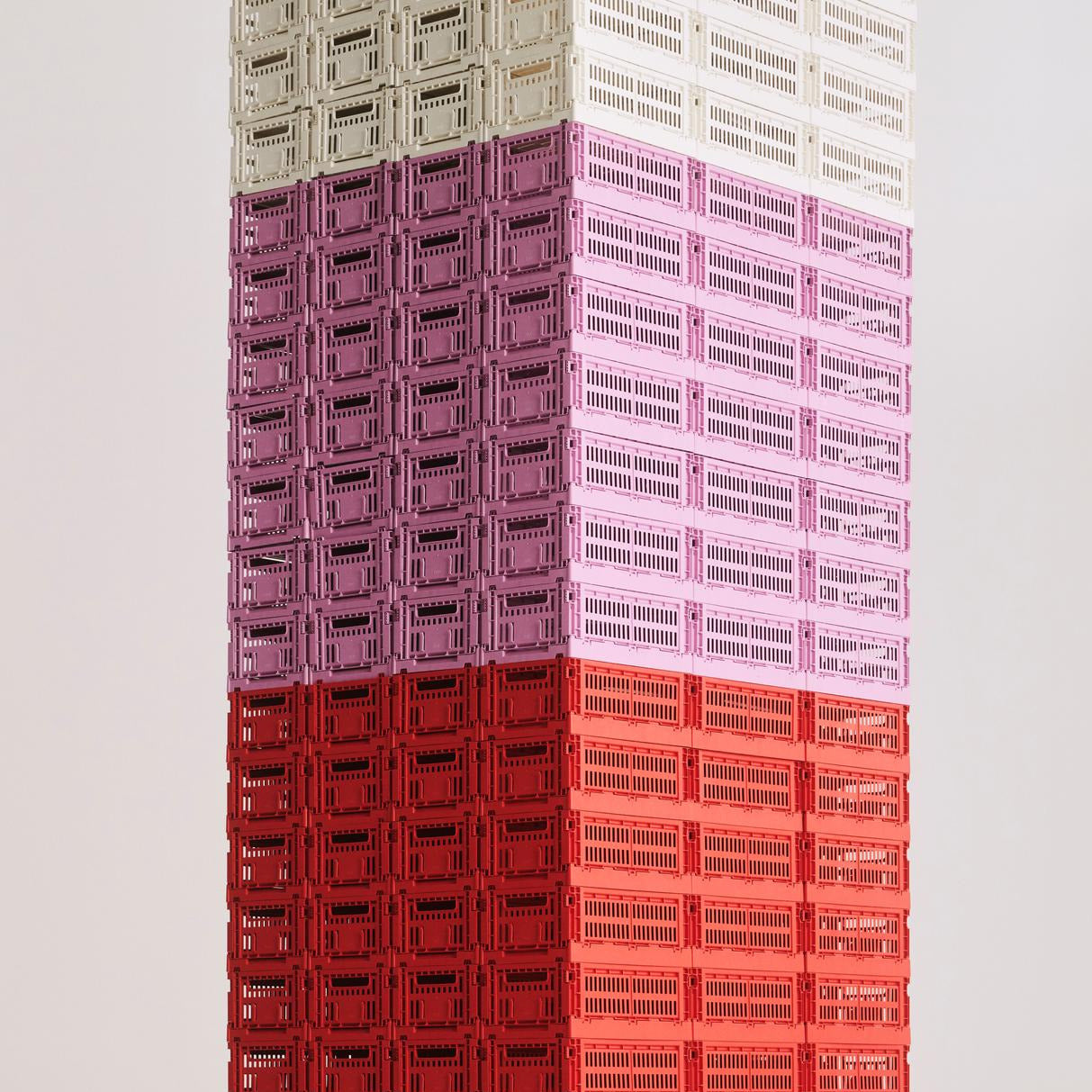 HAY Faltbox „Colour Crate Small Dusty Rose“ | Sanft & vielseitig | HAY