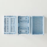 HAY Faltbox „Colour Crate Small Soft Blue“ | Klar & harmonisch | HAY