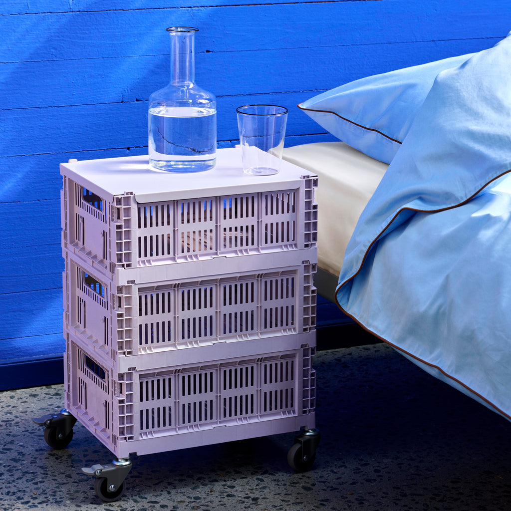 HAY Deckel „Faltbox Medium Lavender“ | Perfekt ergänzt | HAY