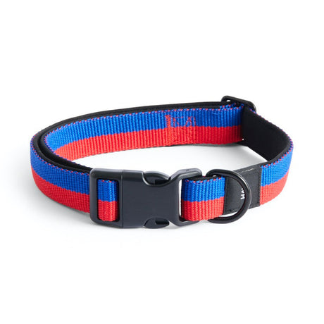 HAY Halsband „Flat Red & Blue (M/L)“ | Markanter Look | HAY Dogs