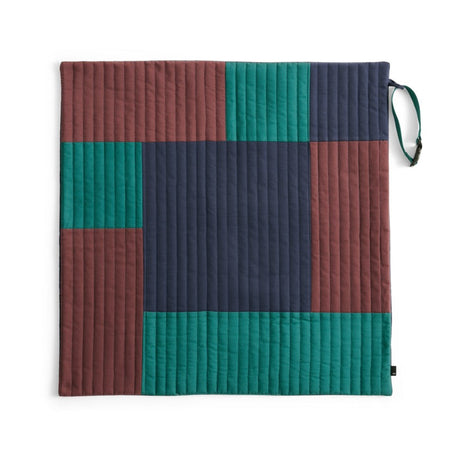 HAY Reisedecke „Quilted Burgundy, Green & Blue“ | Gemütlich unterwegs | HAY Dogs