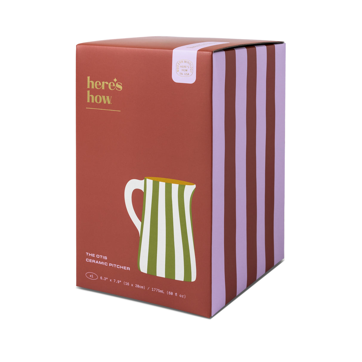Here's How Pitcher „The Otis Olive“ | Zeitloses Bar-Design | Here’s How