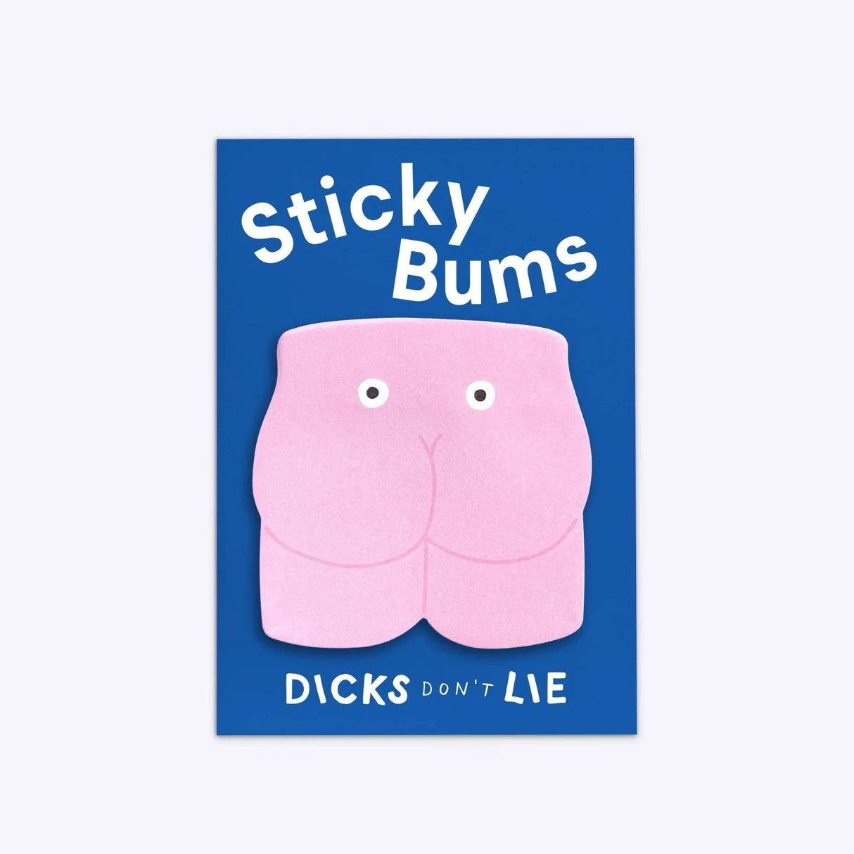 Dicks Don’t Lie Haftnotizen „Sticky Bums“ | selbstklebend & humorvoll | Dicks don't lie