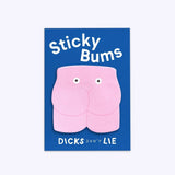 Dicks Don’t Lie Haftnotizen „Sticky Bums“ | selbstklebend & humorvoll | Dicks don't lie