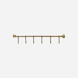 Hakenleiste “Hooks” Messing | Stilvolle Aufbewahrung | House Doctor