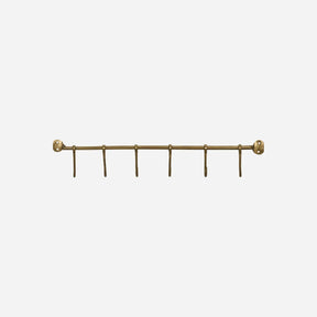 Hakenleiste “Hooks” Messing | Stilvolle Aufbewahrung | House Doctor