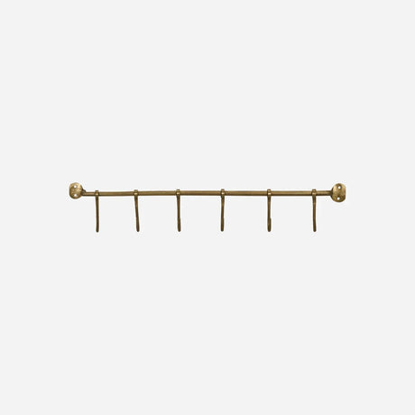 House Doctor Hakenleiste “Hooks” Messing | Stilvolle Aufbewahrung | House Doctor
