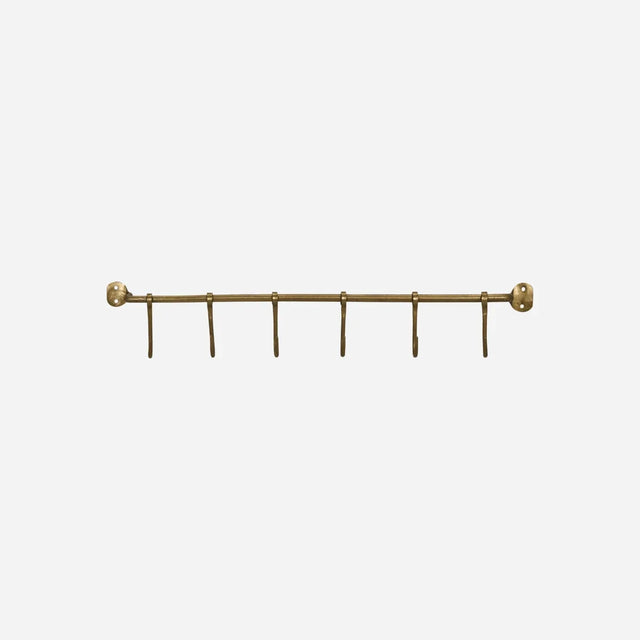 Hakenleiste “Hooks” Messing | Stilvolle Aufbewahrung | House Doctor