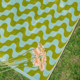 Tarta Gelatina Handtuch “Algen” 50 × 70 cm | Weiche Bio-Baumwolle | Tarta Gelatina
