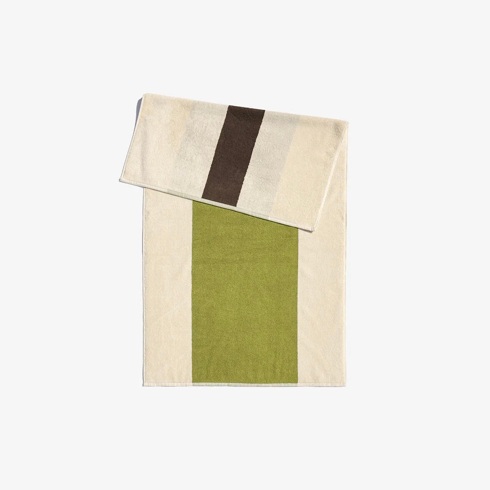 SUITE702 Handtuch „Brown-Lime“ (50x100cm) | SUITE702 | Handtücher für jeden Tag
