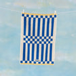 Tarta Gelatina Handtuch “Clubhouse Blau” 50 × 70 cm | Weiche Bio-Baumwolle | Tarta Gelatina
