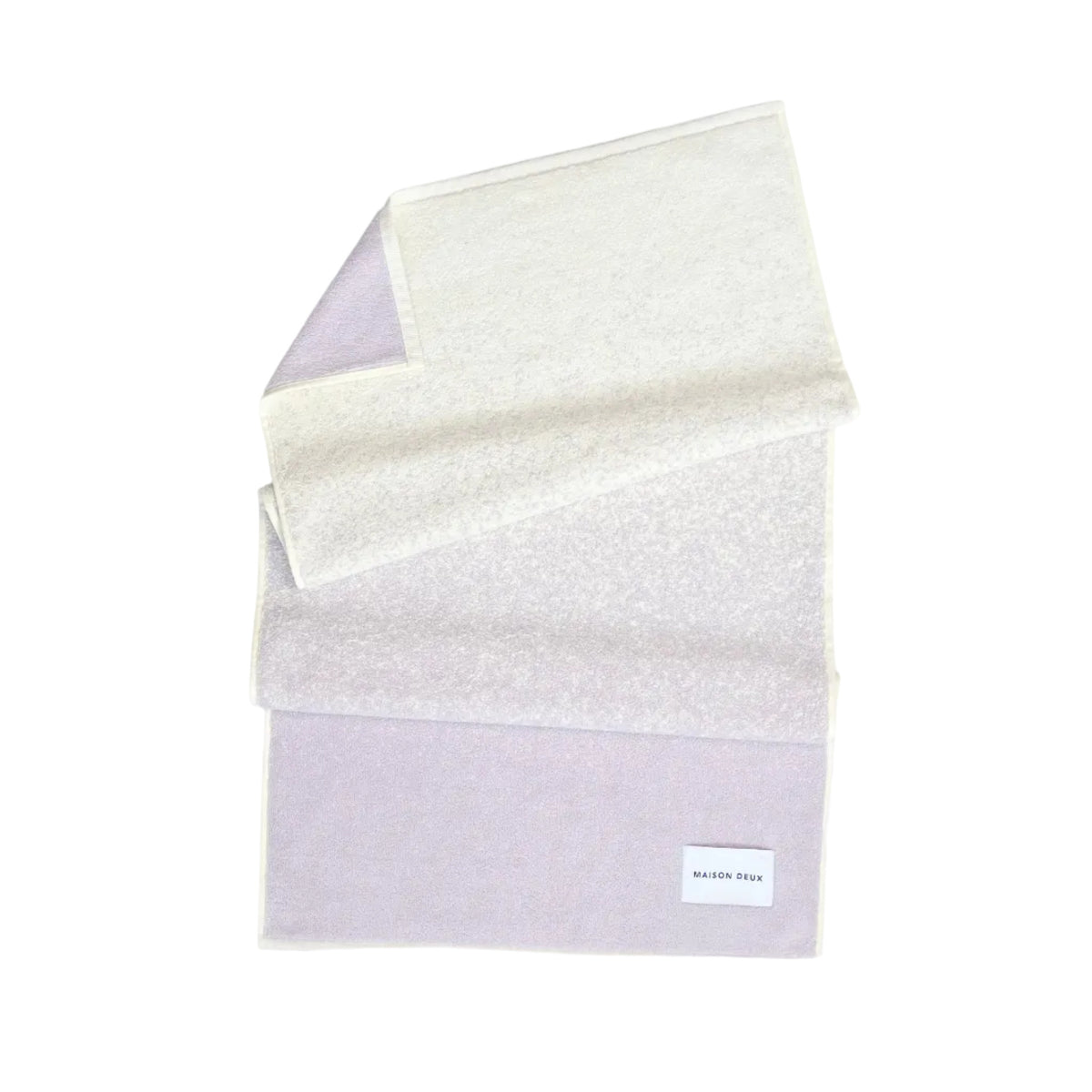 Handtuch “Gradient Lilac Vanilla” 50x100 cm | Maison Deux