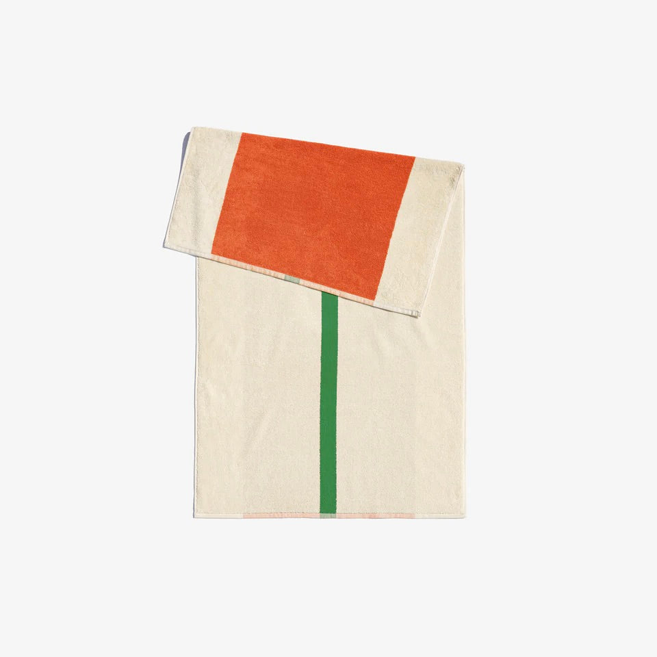 SUITE702 Handtuch „Orange-Green“ (50x100cm) | SUITE702 | Für dein Badezimmer