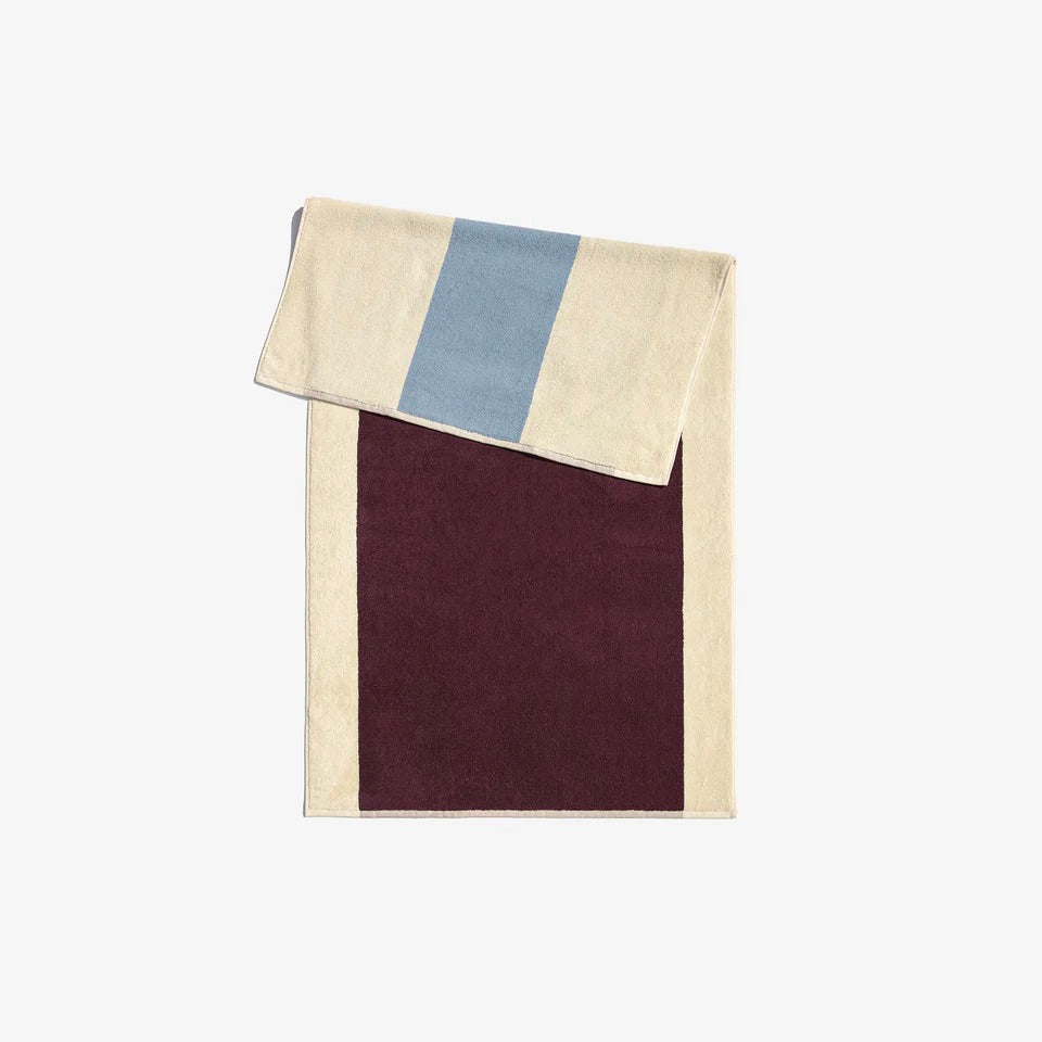 SUITE702 Handtuch „Sky Blue-Bordeaux“ (50x100cm) | SUITE702 | Für dein Bad