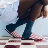 HAY Hausschuhe „Waffle Slippers Stripe Cool Pink“ | Gemütlich | HAY